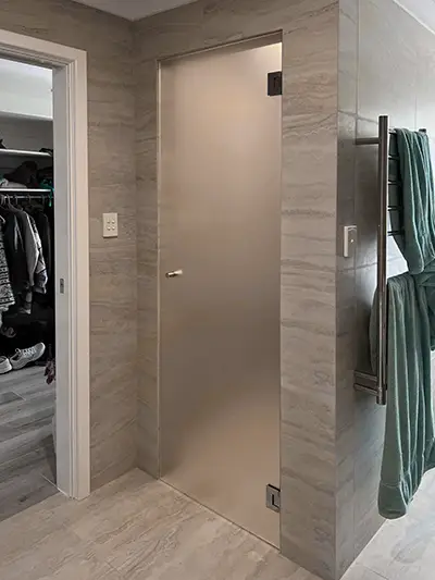 Shower Door with Privacy