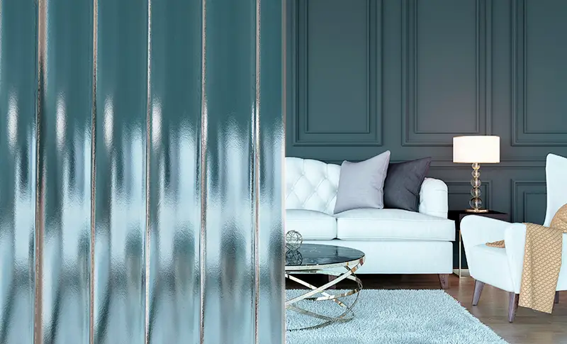 Textured Glass - Narrow Reeded